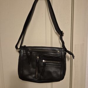 Great American Leather Works Black Leather Bag